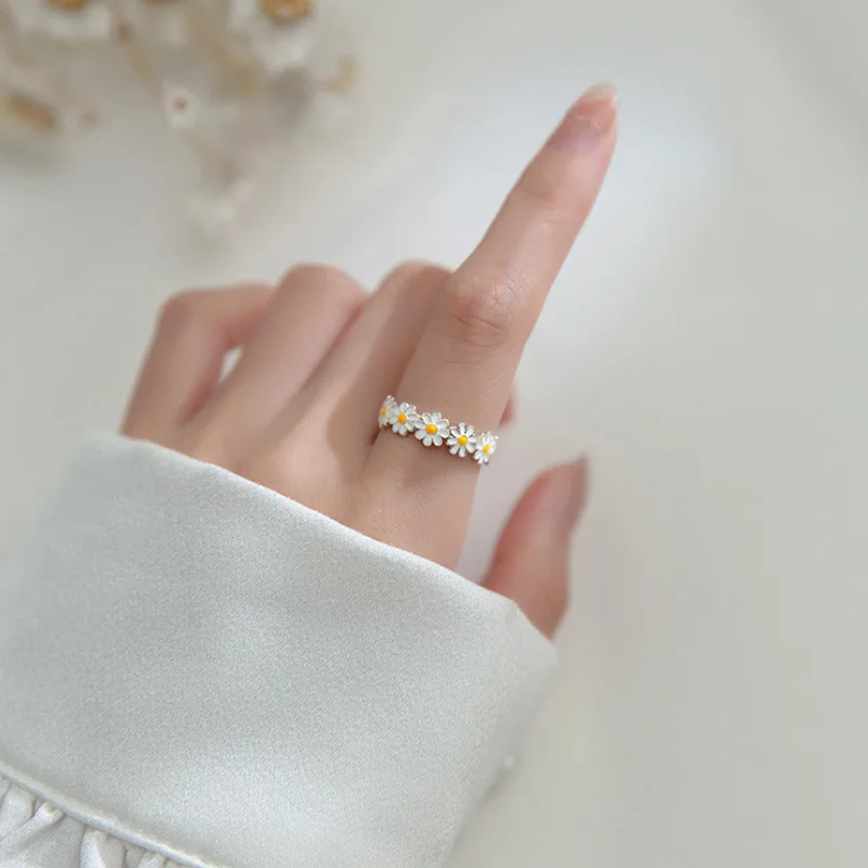 Korean Style Adjustable Opening Finger Ring for Wife