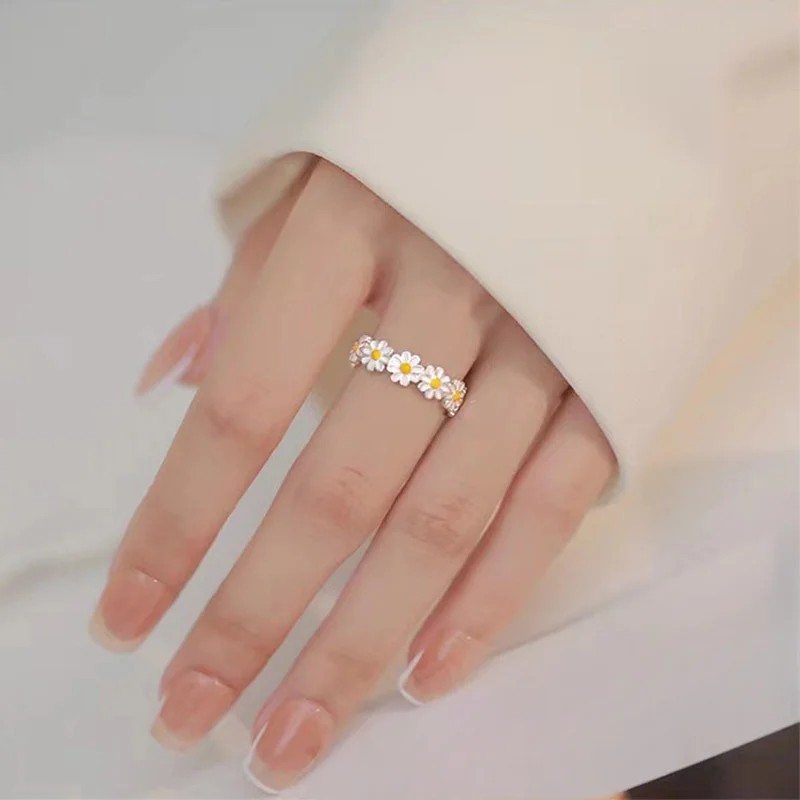 Korean Style Adjustable Opening Finger Ring for Wife