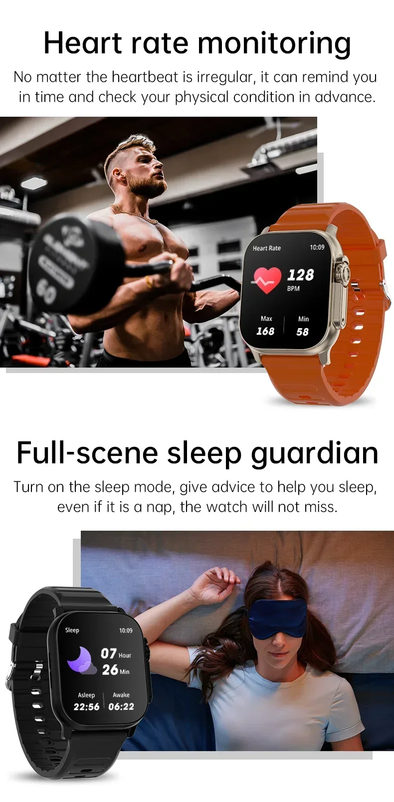 T800 U2 Smartwatch 49mm 2024 New NFC for Men