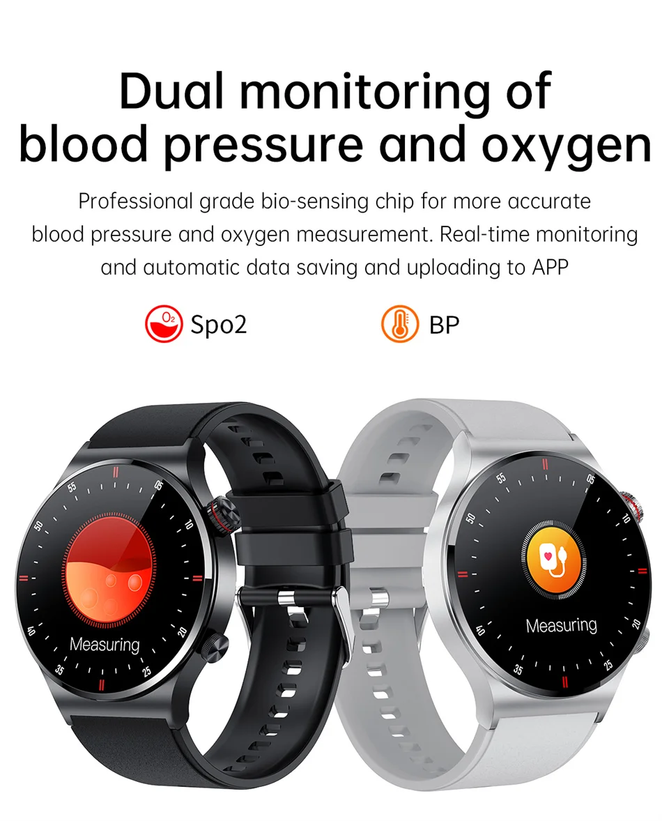 GPS ECG+PPG Bluetooth Sports Waterproof Smart watch for Men