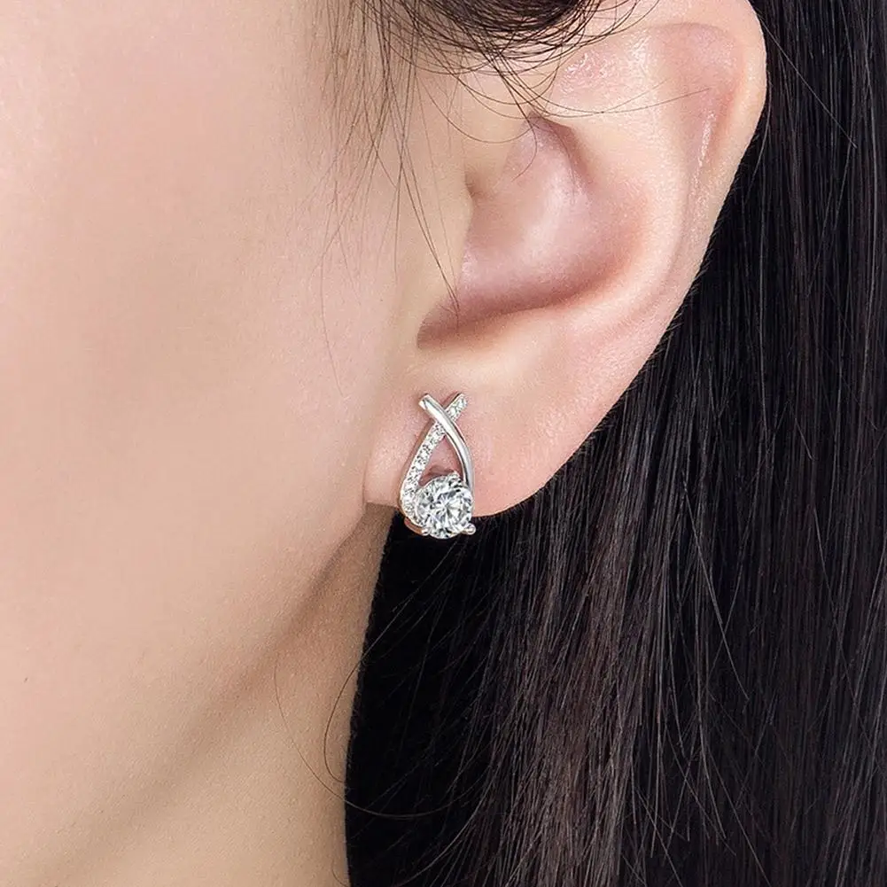 Fashion Cross Stud Earrings For Women