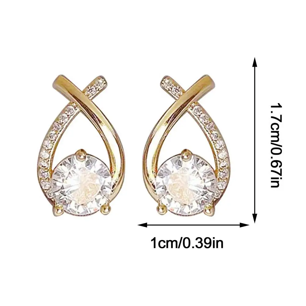 Fashion Cross Stud Earrings For Women