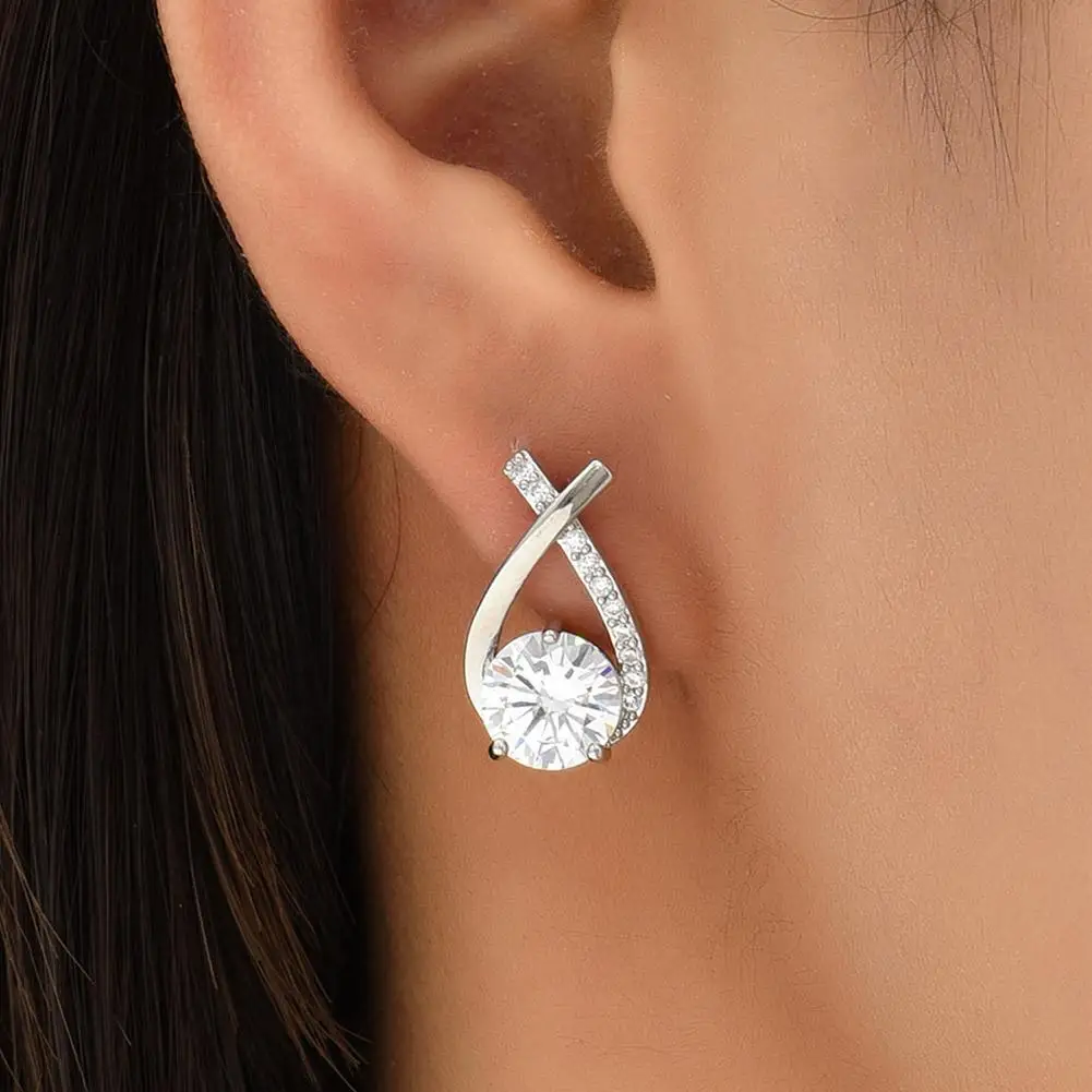 Fashion Cross Stud Earrings For Women