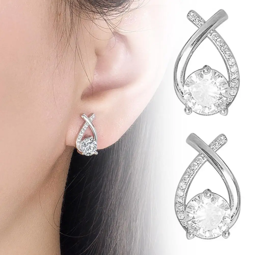 Fashion Cross Stud Earrings For Women