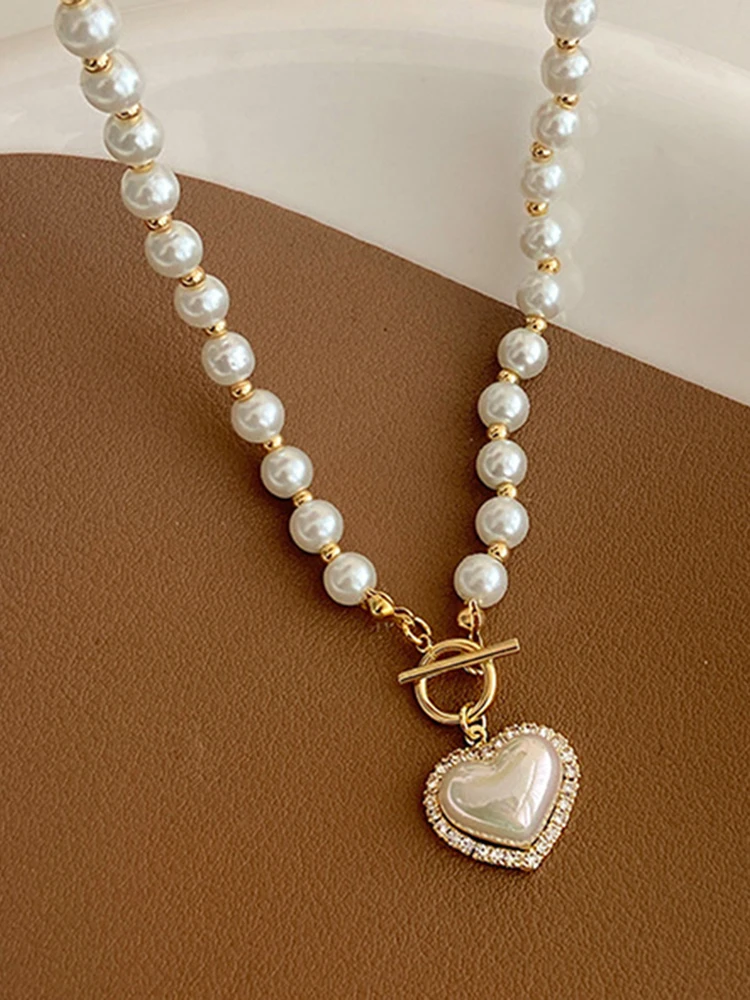 Elegant Heart Pendant Necklace For Women