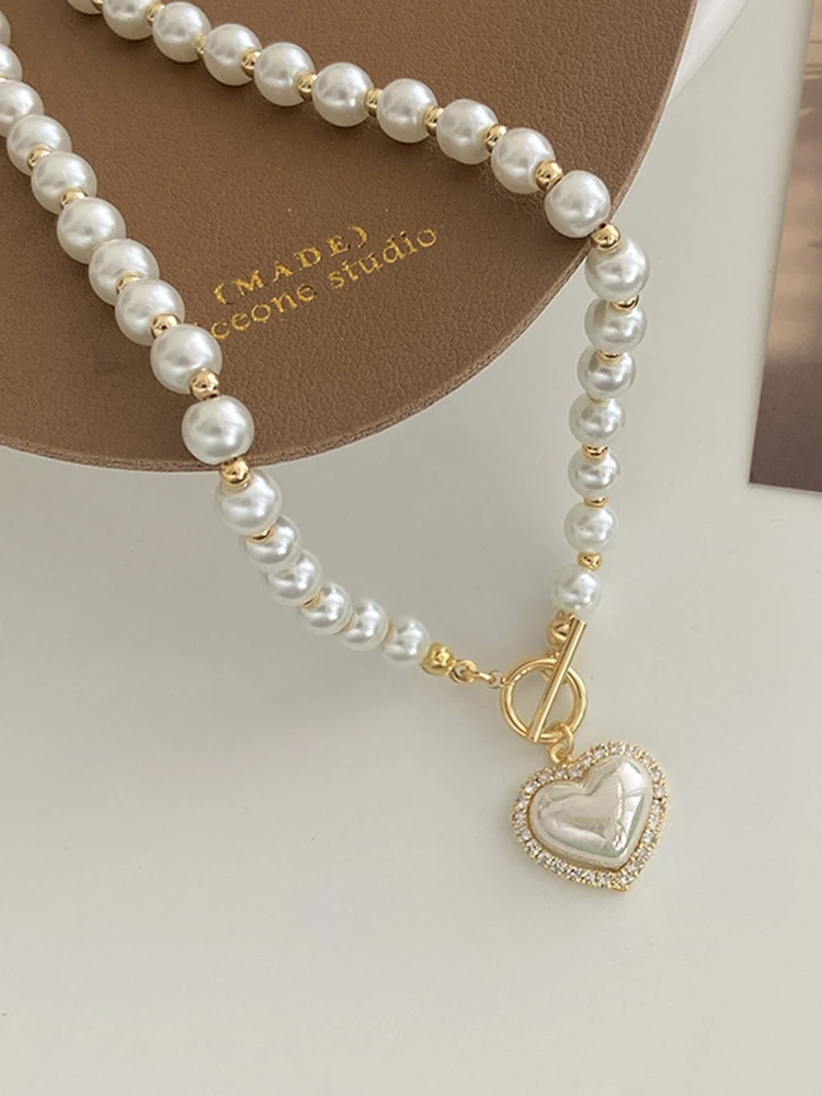 Elegant Heart Pendant Necklace For Women