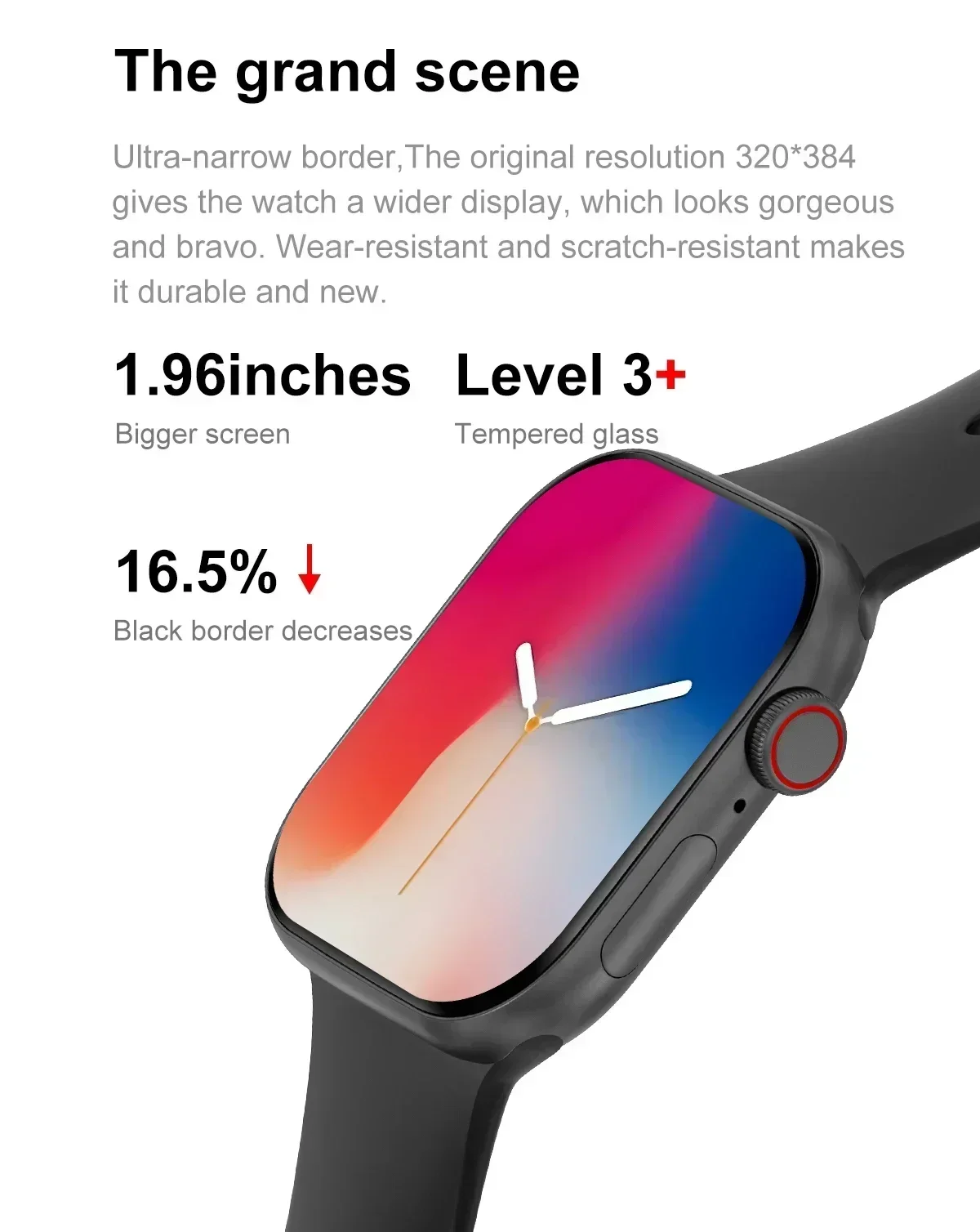 Apple DT 10 AMOLED Bluetooth Call Waterproof Smartwatch