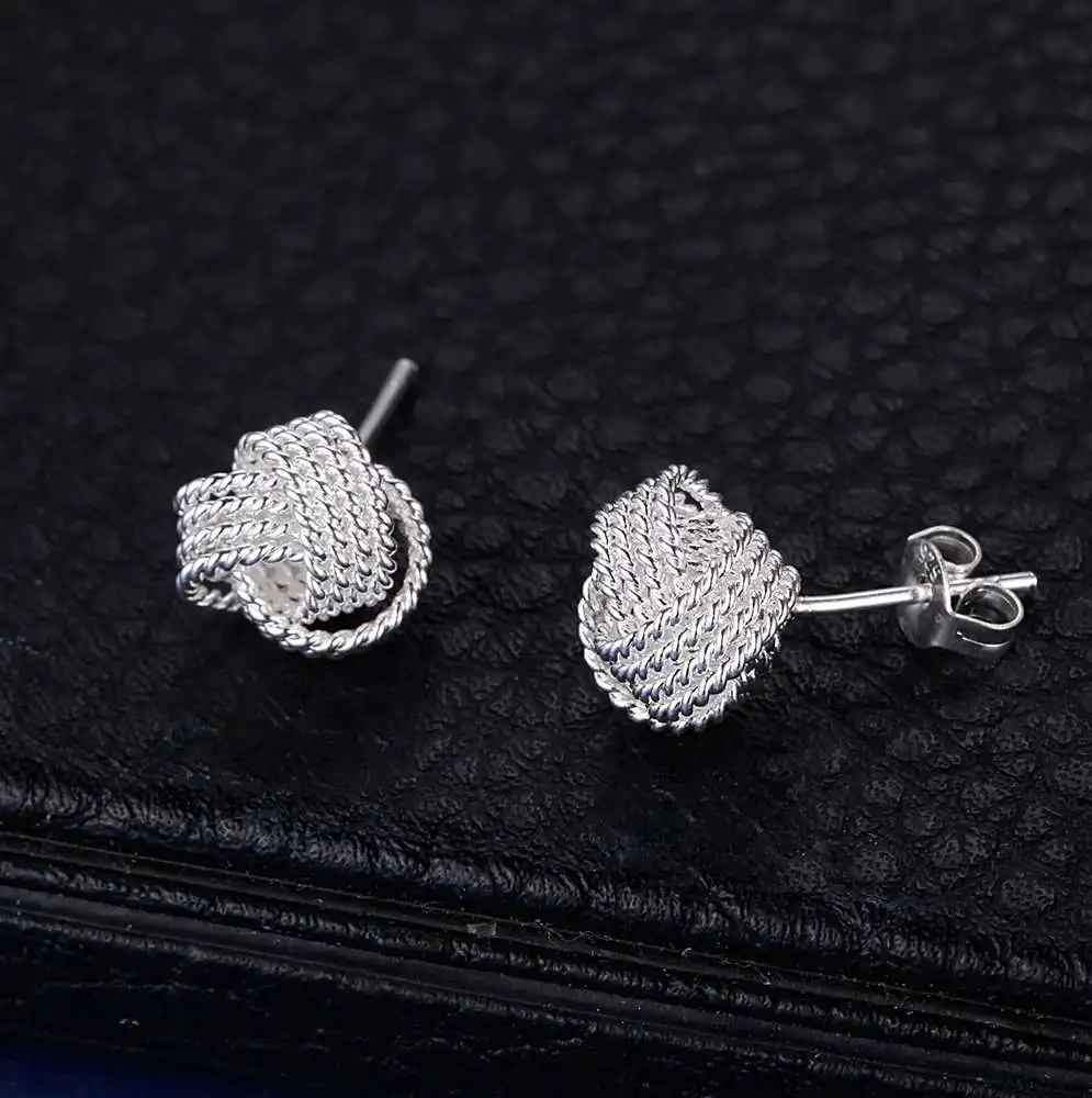 Sterling Silver New Earrings Hearts For Women