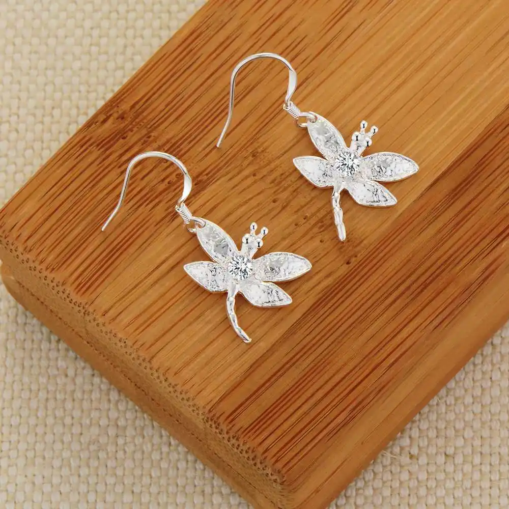 Sterling Silver New Earrings Hearts For Women