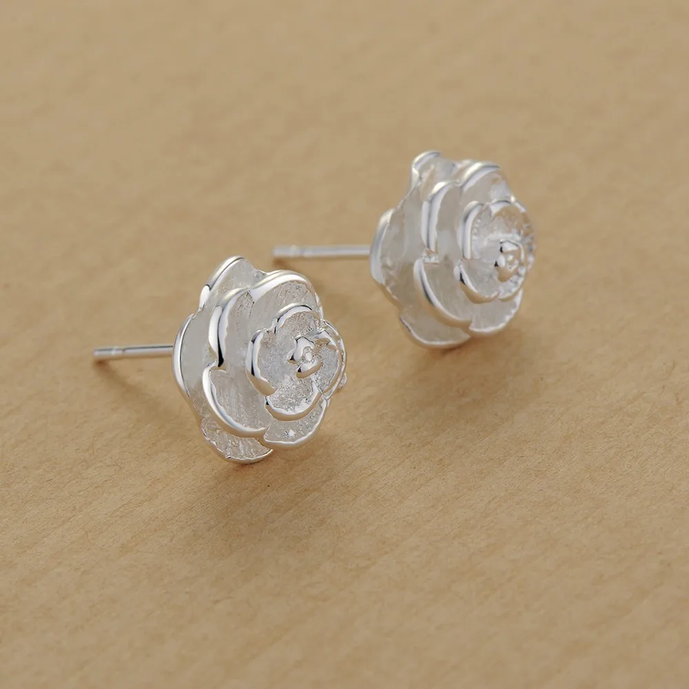 Sterling Silver New Earrings Hearts For Women