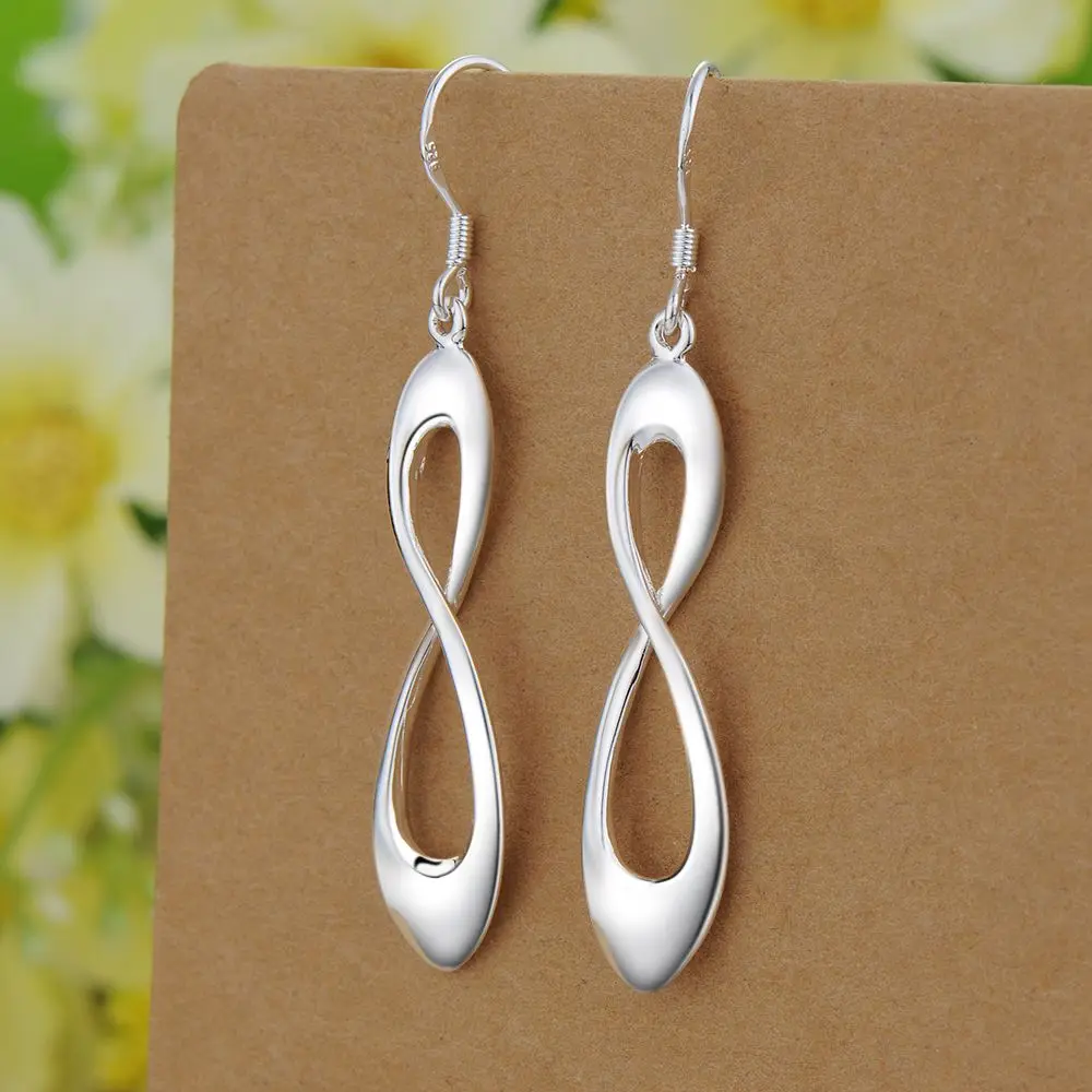 Sterling Silver New Earrings Hearts For Women