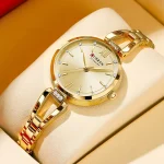 Stainless Steel Fashion Charming Rhinestones Quartz Watch