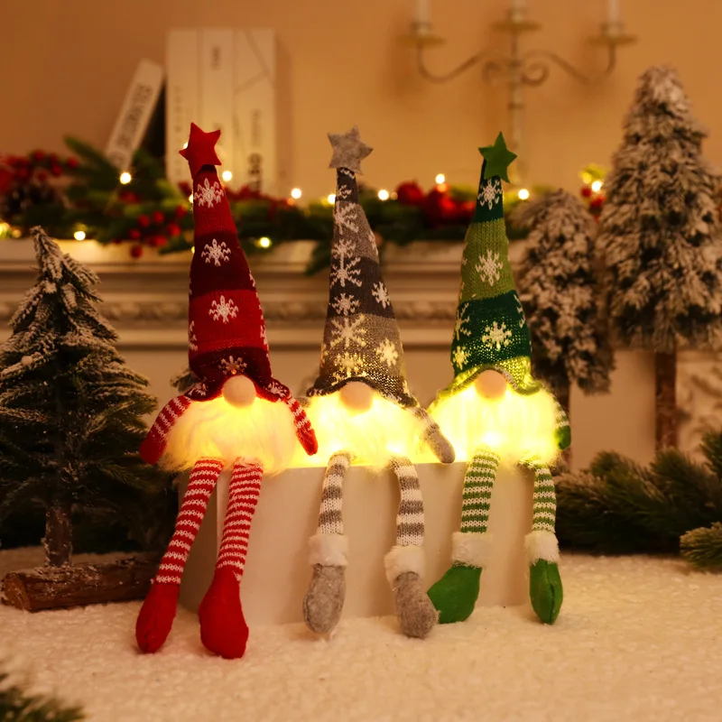 30cm Glowing Gnome Christmas Decorations 2024